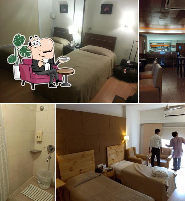 The interior of Hotel President