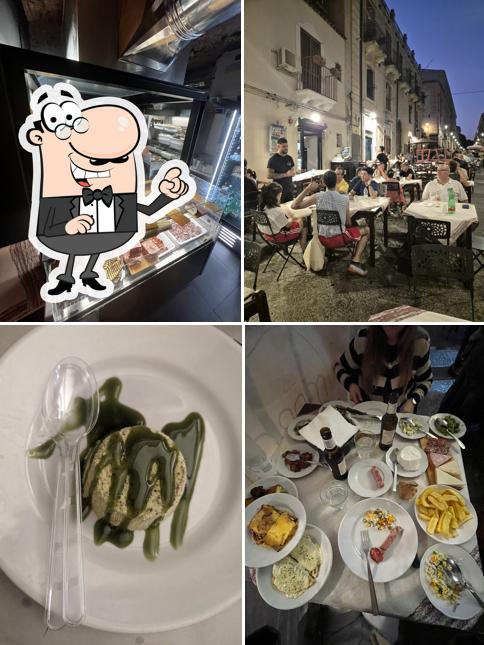 Gli interni di Trattoria da Mario