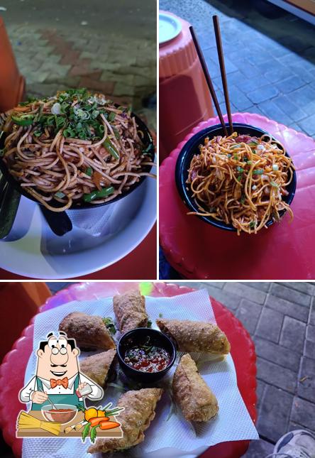 Spaghetti bolognese at Aarti's Little Hong Kong