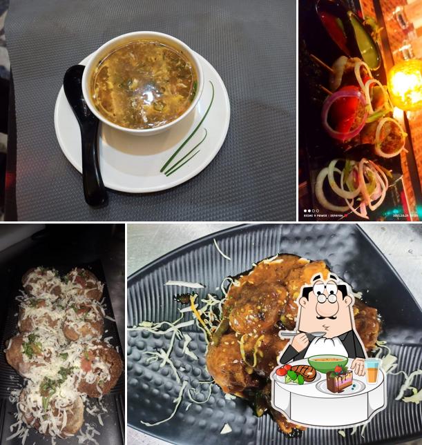 Hot and sour soup at La Especia Roof top cafe & Resto Barrackpore