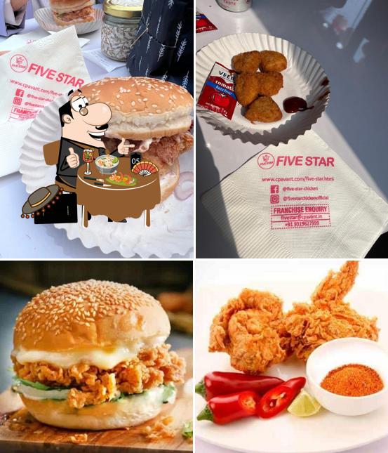 Food at Five Star Chicken