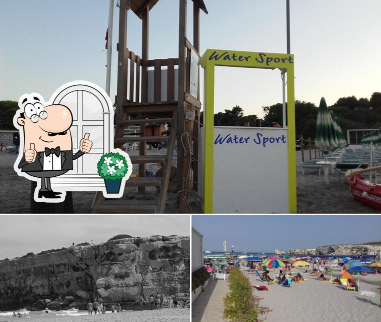 Puoi goderti l'aria fresca dal dehors di Lido La Sorgente