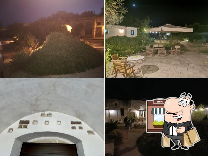 Puoi goderti l'aria fresca dal dehors di Masseria Lacco