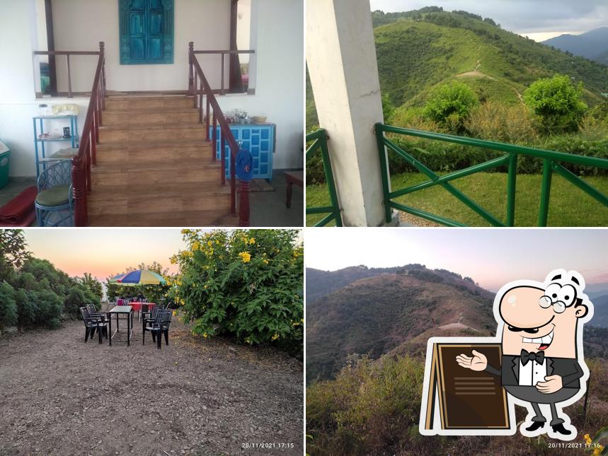 Enjoy the view at the outside area of Phyunli Homestay and Cafe
