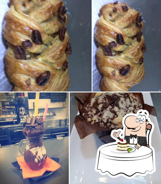 Bar Latte&caffe' h24 serve un'ampia selezione di dessert