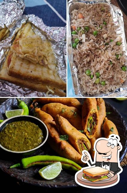 Grilled cheese sandwich at Green Chili Club