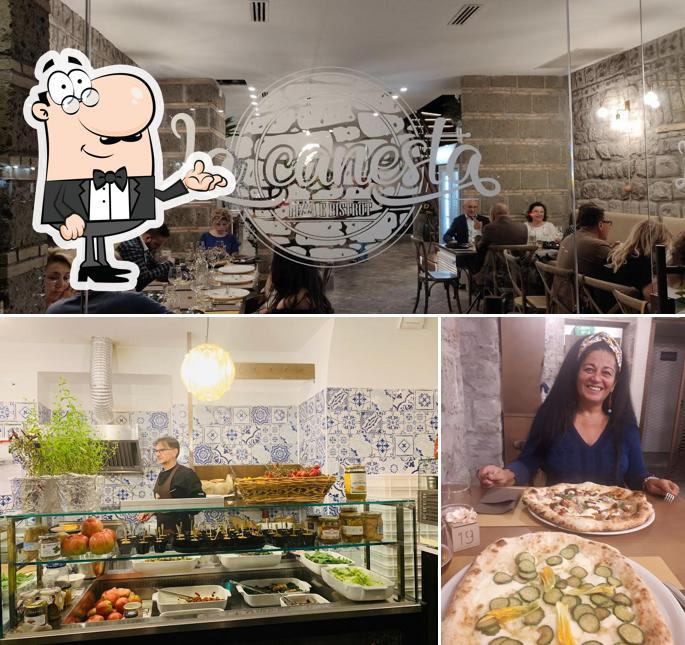 Gli interni di La Canesta Pizza Bistrot