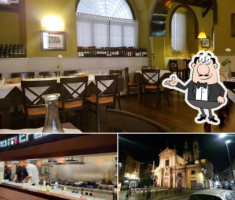 La interni e esterno del ristorante