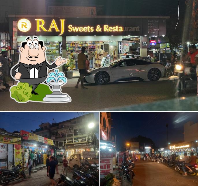 Check out how Raj sweets looks outside