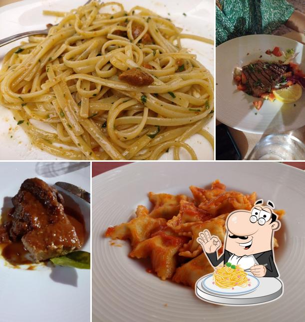 Spaghetti alla carbonara al Ristorante Mistràl