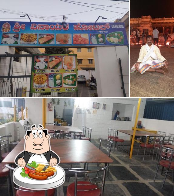Take a look at the picture displaying food and interior at Shree Vinayaka Hotel (pure Veg)