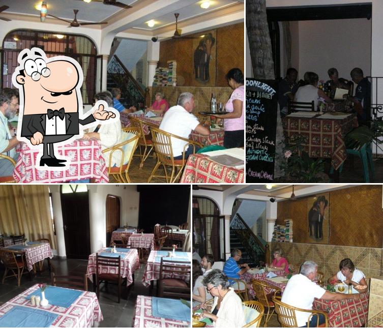 Check out how MOONLIGHT Restaurant and Guest House looks inside