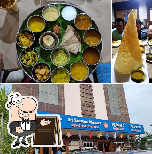 The exterior of Sri Saravana Bhavan's Aasai Dosai
