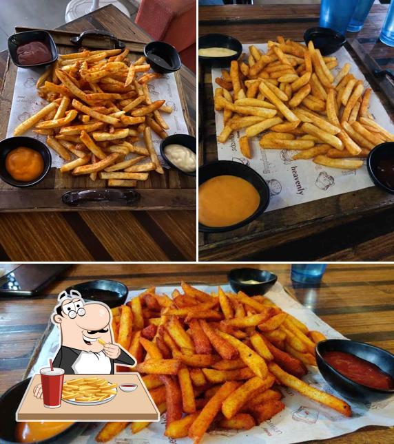 French fries at The Teal Door Cafe