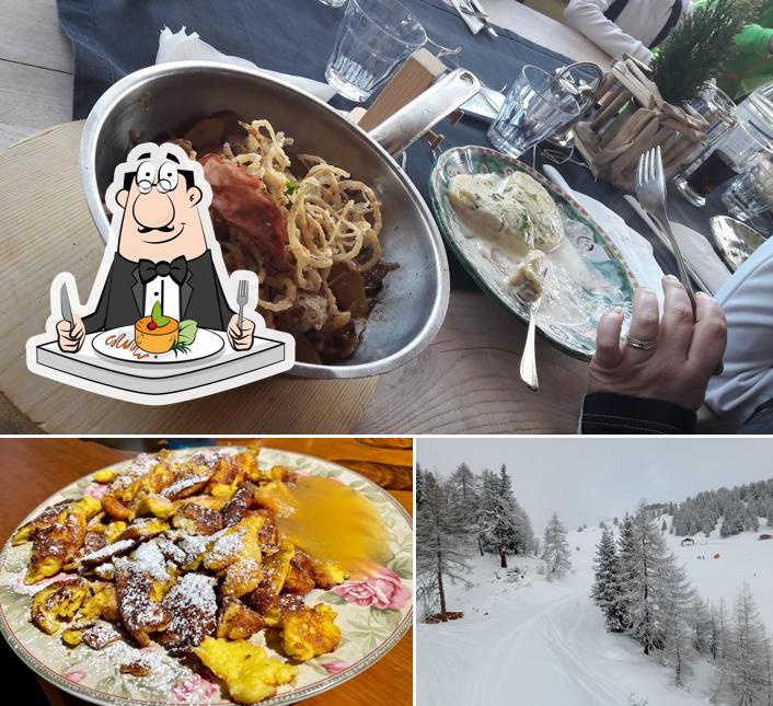 Guarda la immagine che mostra la cibo e esterno di Linderalm