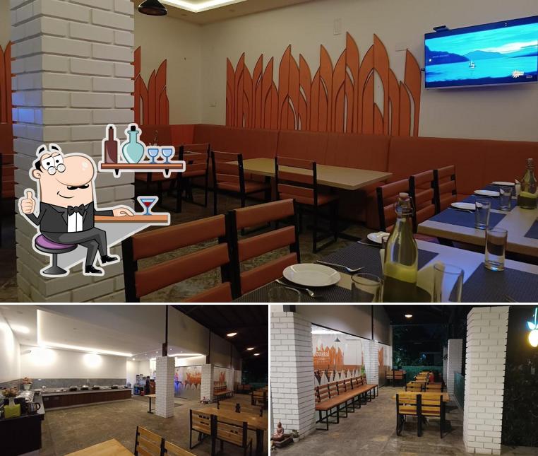 The interior of MANGO TREATS Poolside Garden Restaurant