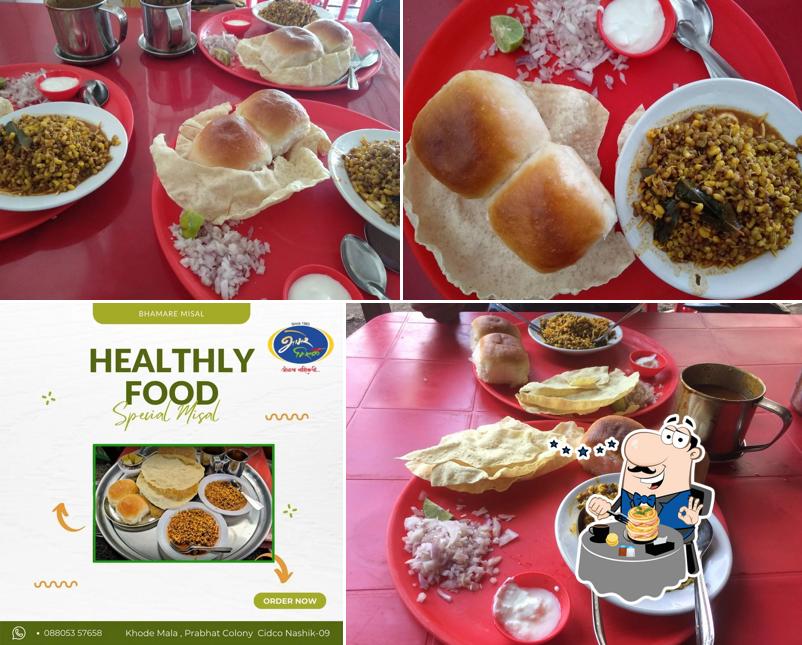 Food at Bhamre Misal