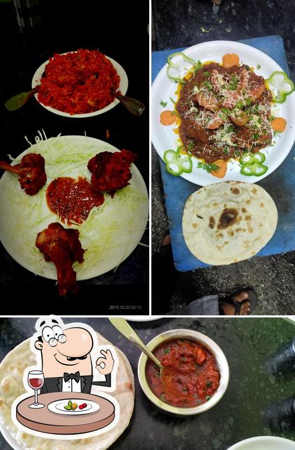 Food at Goodluck Restaurant