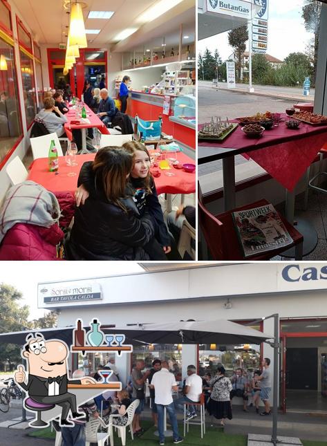 Gli interni di Sorsi & Morsi..Tavola calda. Colazioni, apperitivi,, pranzi veloci