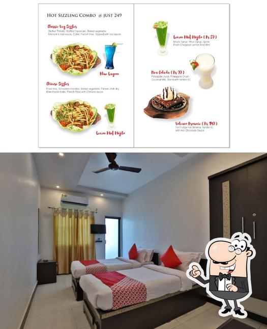 The interior of Hotel Center Point - Best Hotel, Restaurants, Veg Restaurant In Mundra