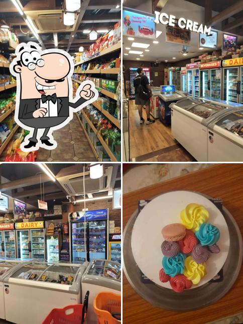 Take a seat at one of the tables at The Bakers Factory