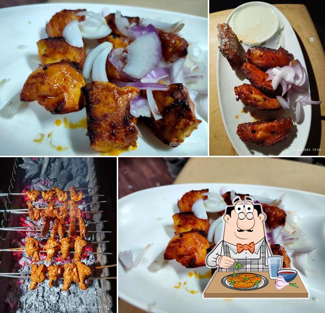 Chicken wings at BBQ