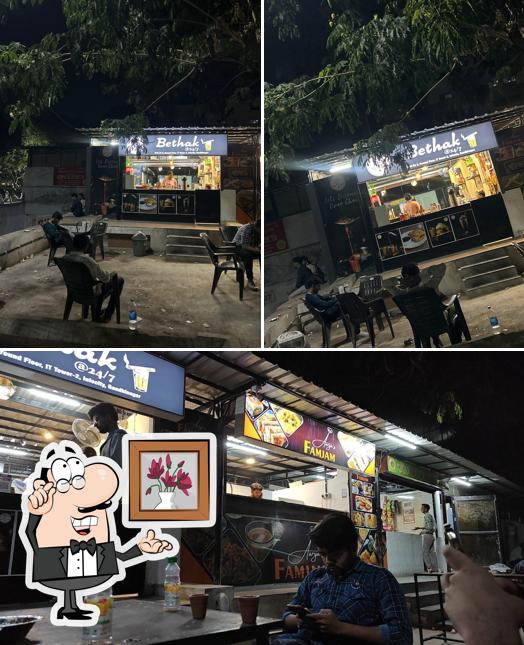 The interior of Divine Chai Bar