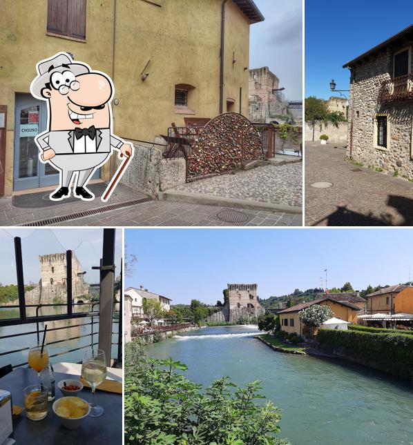 Goditi la vista dagli esterni di Caffè Il Mulino