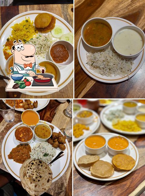 Chicken curry at Madhuban Pure Veg Buffet Restaurant