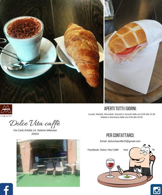 Dolce Vita Tabaccheria si caratterizza per la cibo e interni