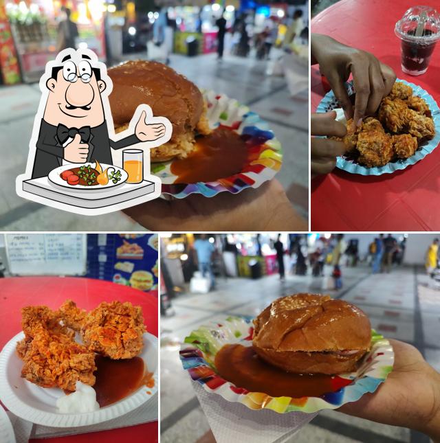 Pulled pork sandwich at AFC (Amigo's Fast-food Club)