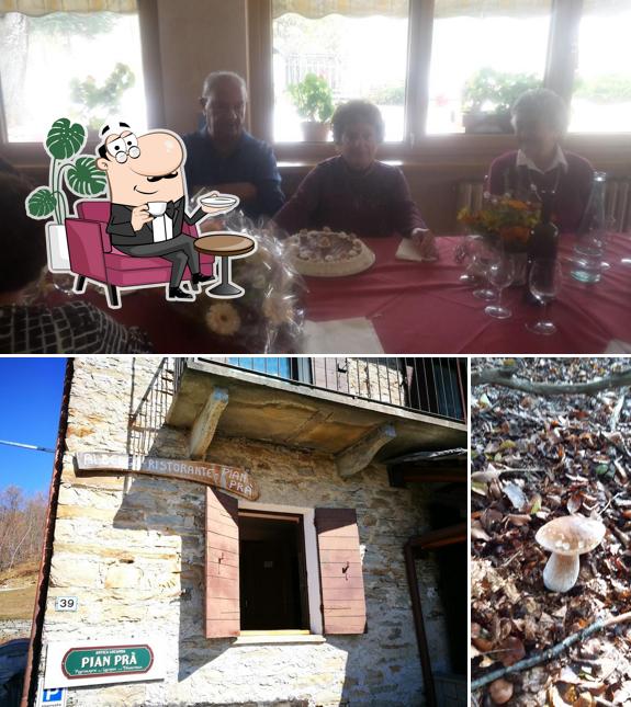 Gli interni di Antica Locanda Pian Prà