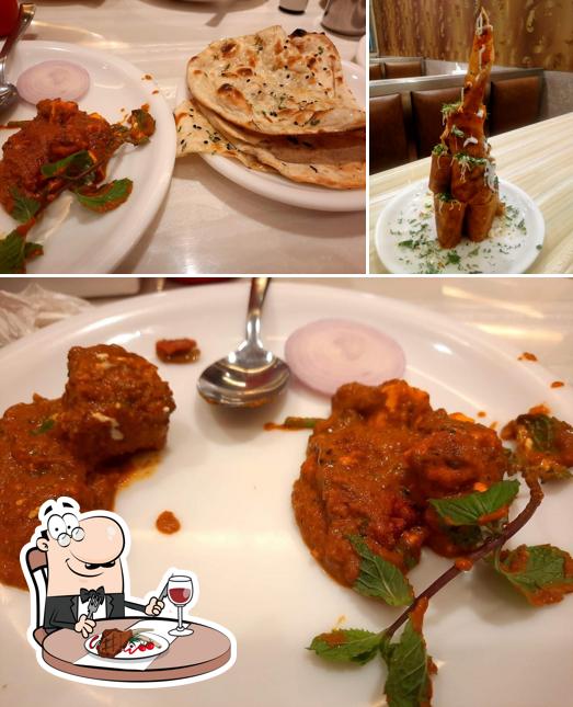 Order meat dishes at Hotel Swami