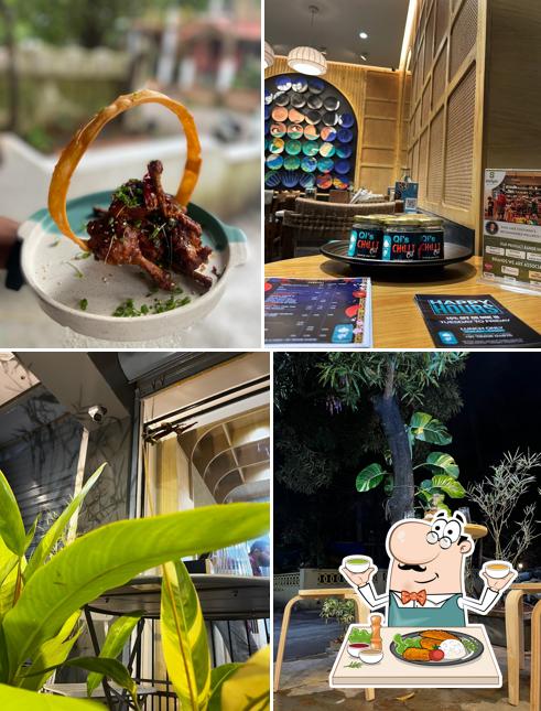 The picture of Qi Pan Asian’s food and interior