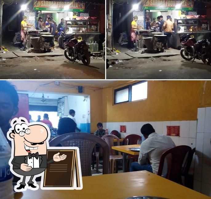 Take a look at the picture depicting exterior and interior at Sardar Food Plaza