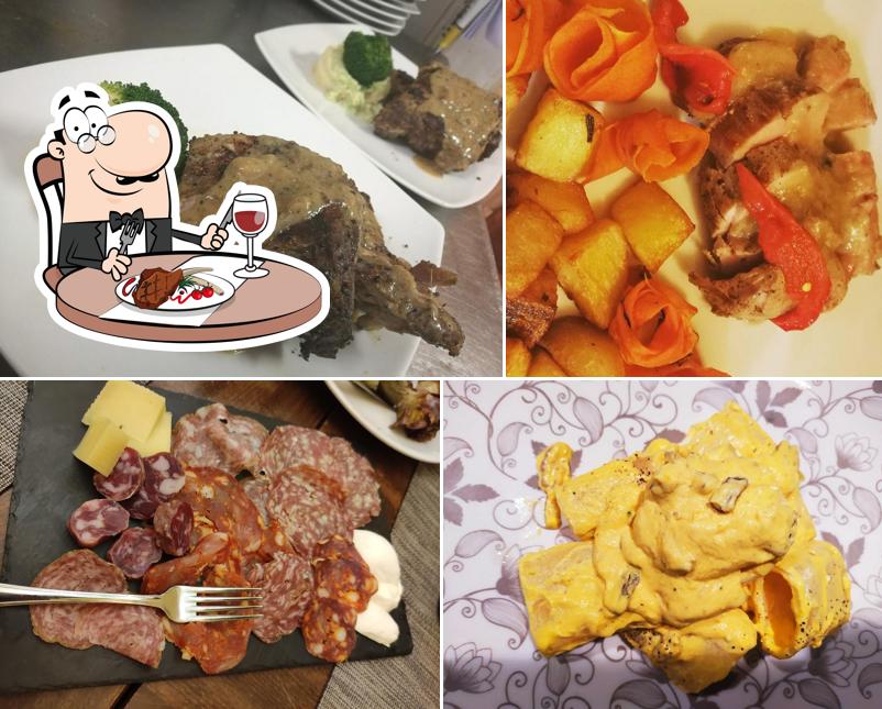 Prenditi i piatti di carne a Trattoria "Al Camoscio D'Abruzzo"