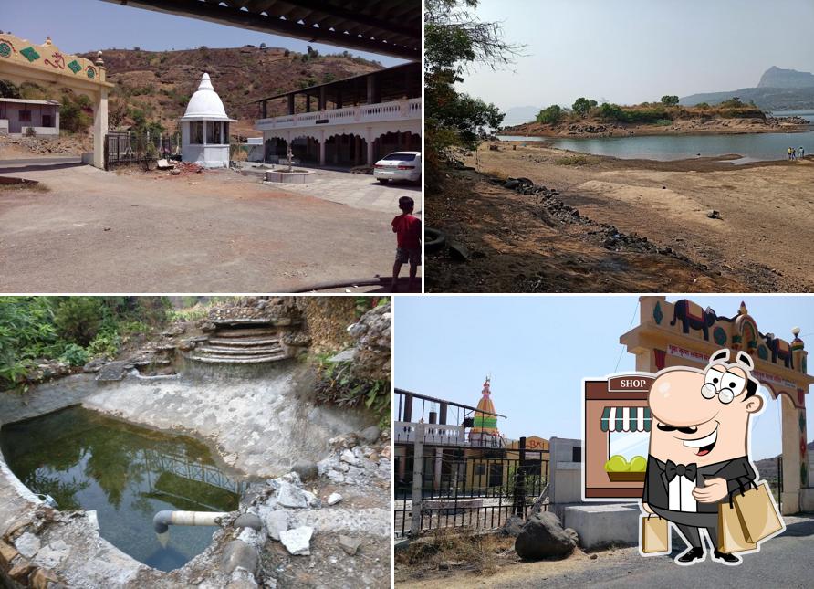 Check out how Pawna Lake Camping Lohagad restaurant and Boating. looks outside