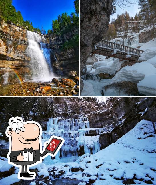 Gli esterni costituiscono una caratteristica importante di Rifugio cascate di mezzo
