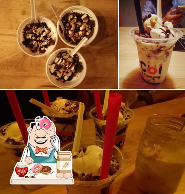 Cocoi Cafe provides a variety of sweet dishes