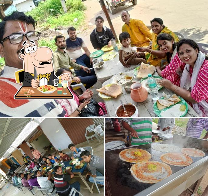 Check out the image depicting food and interior at Ekambaram Dosa Stall