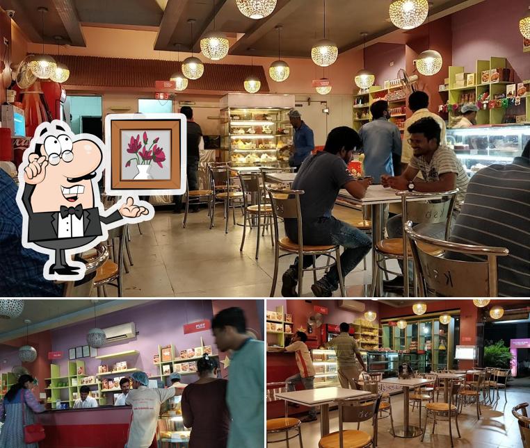 Take a seat at one of the tables at KS Bakers