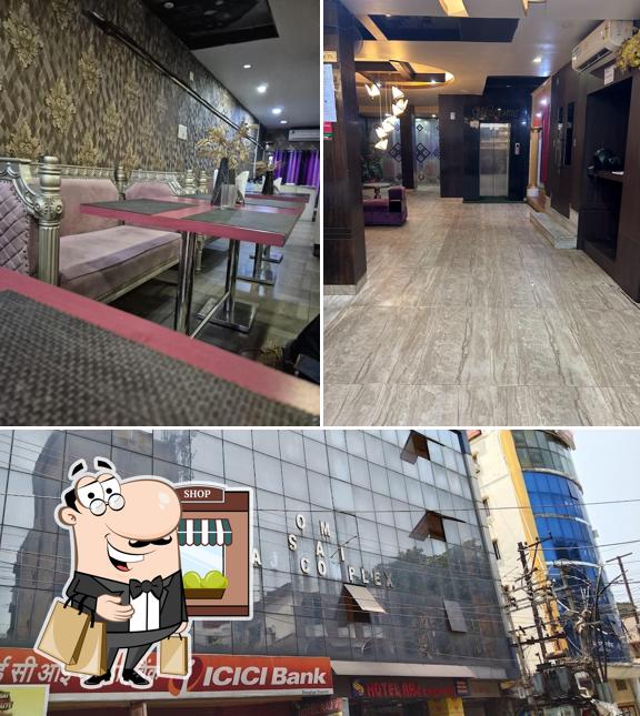 Enjoy the view at the outside area of Hotel Raj & Restaurant
