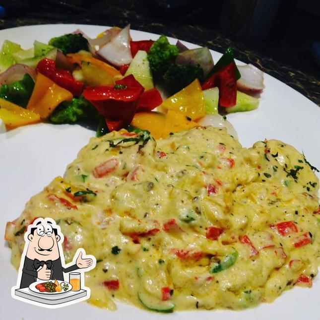 Food at Mr. BBQ Restaurant