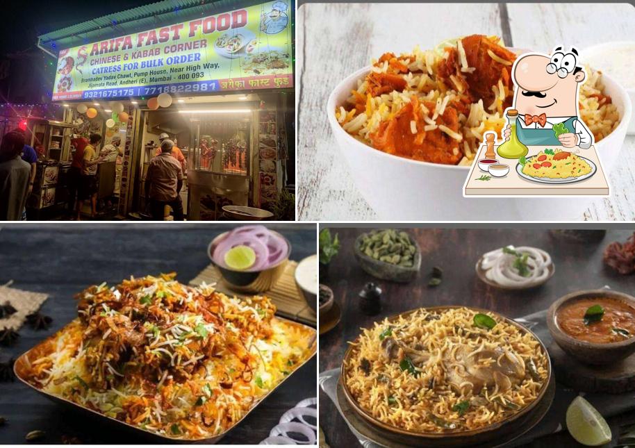 Food at Arifa Fast Food Chinese & Kabab Corner