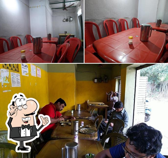 The interior of Babu's Cafe & Hotel