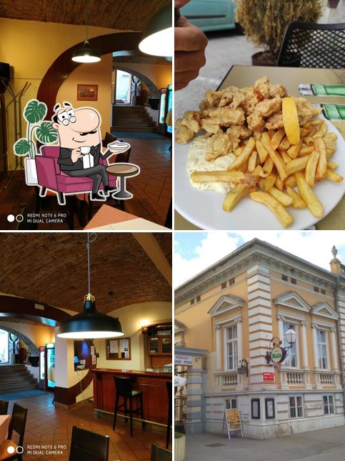 Gli interni di Bistro Kula Varaždin