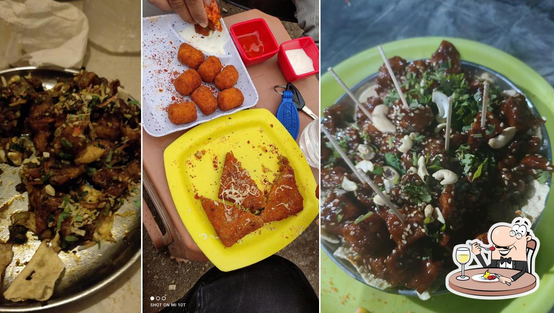 The picture of food and exterior at Cheema Punjabi Dhaba