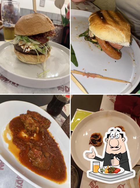 Panino con maiale stirato al D'An Brace d'Autore Hamburgeria