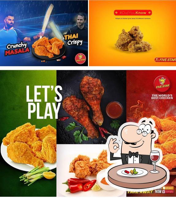 Meals at Five star Chicken