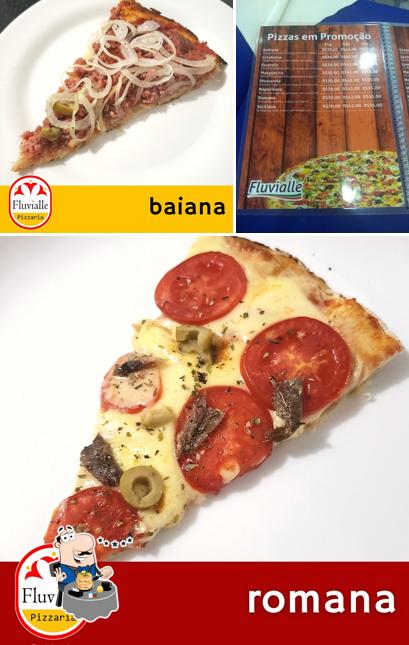 Platos en Pizzaria Fluvialle